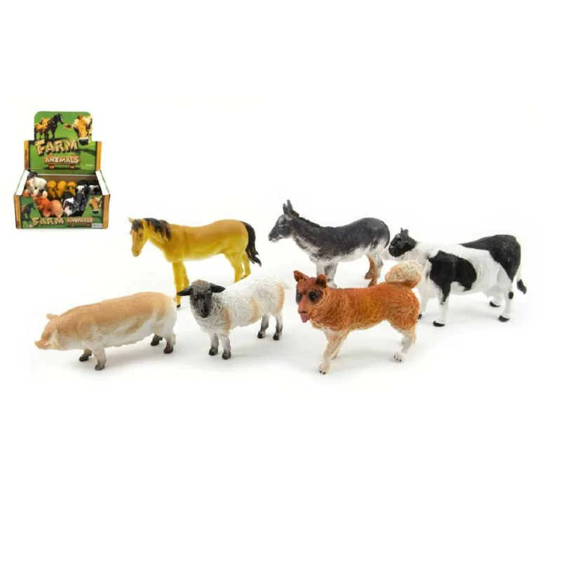 Teddies Zvieratko farma plast 11cm asst - cena za 1ks