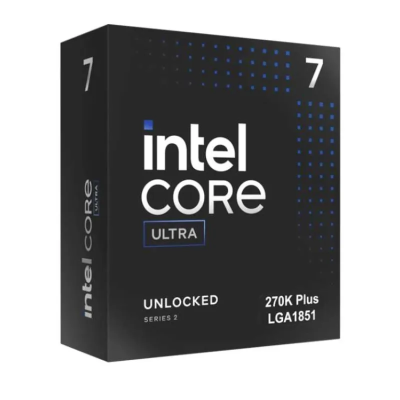 Intel® Core™Ultra 7-270K Plus processor, 5.50GHz,40MB, LGA1851, Intel® Graphics, BOX, bez chladiča (BX80768270KSA4V6)