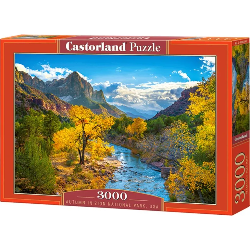 Castorland Puzzle Jeseň v národnom parku Zion, USA 3000 dielikov