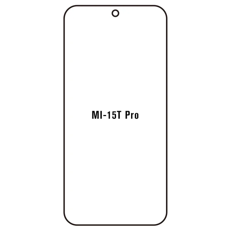 Sunshine Xiaomi 15T Pro Predná Hydrogél ochranná fólia Strih: Predná 2, Typ fólie: Anti-Spy (Privacy)