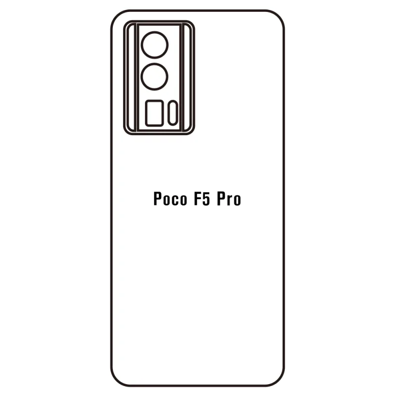 Sunshine Xiaomi Poco F5 Pro Zadná Hydrogél ochranná fólia Strih: Zadná časť 1, Typ fólie: Číra