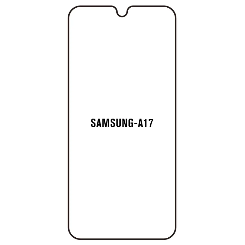 Sunshine Samsung A17 Predná Hydrogél ochranná fólia Strih: Kompatibilná s krytom 2, Typ fólie: Matná