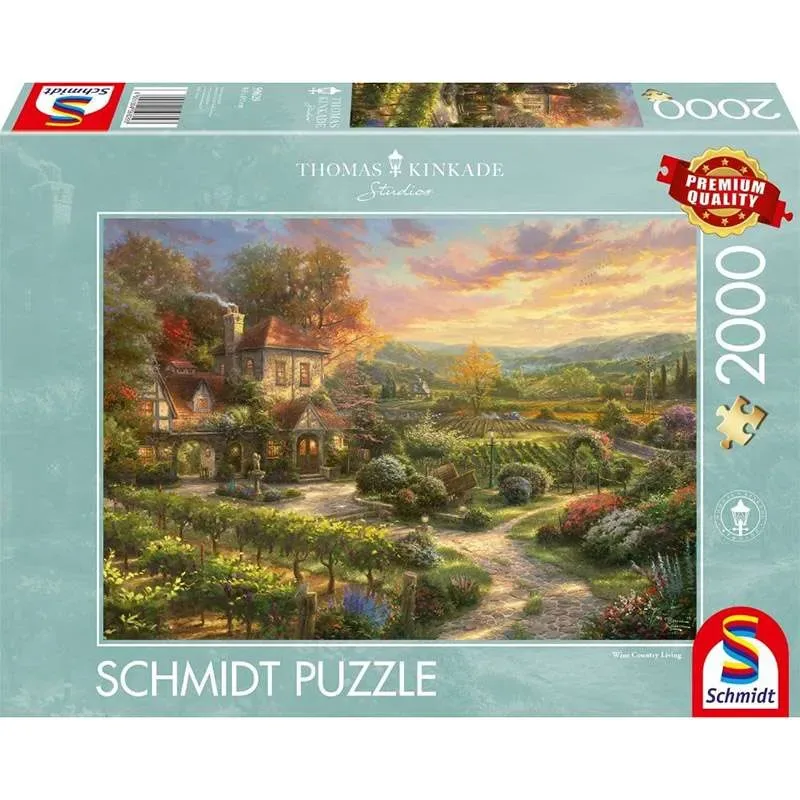 Schmidt Puzzle Dom pri vinici 2000 dielikov