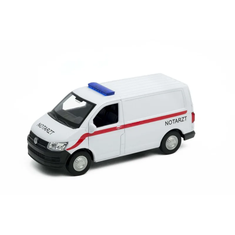 Welly Welly Volkswagen Transporter T6 VAN 1:34 NOTARZT