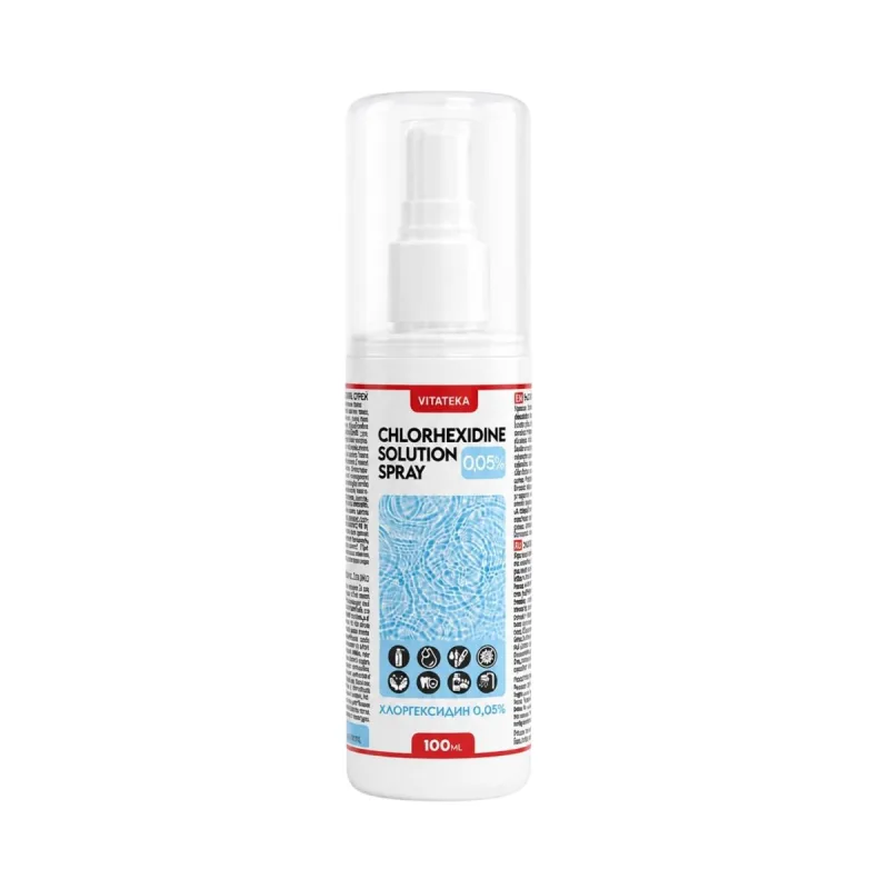 Vitateka Chlórhexidínový roztok 0,05 % v spreji - 100 ml -