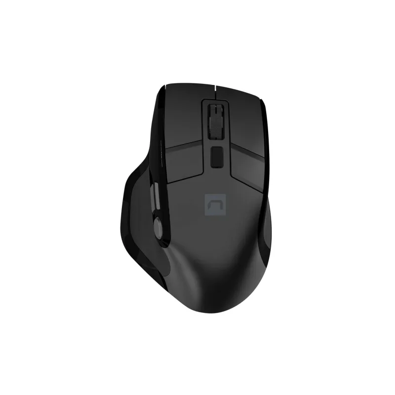 Bezdrátová myš Natec JAGUAR PRO/Kancelářská/Blue Sense/Pro praváky/4 000 DPI/USB+BT/Černá NMY-2292