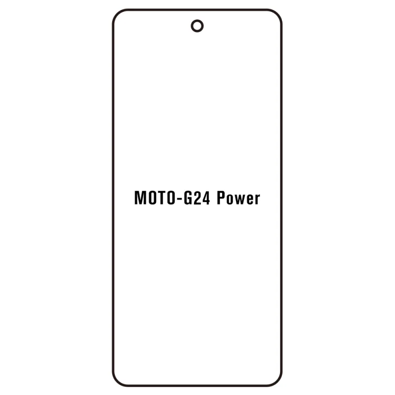 Sunshine Motorola G24 Power Predná Hydrogél ochranná fólia Strih: Predná 2, Typ fólie: Anti-Spy (Privacy)