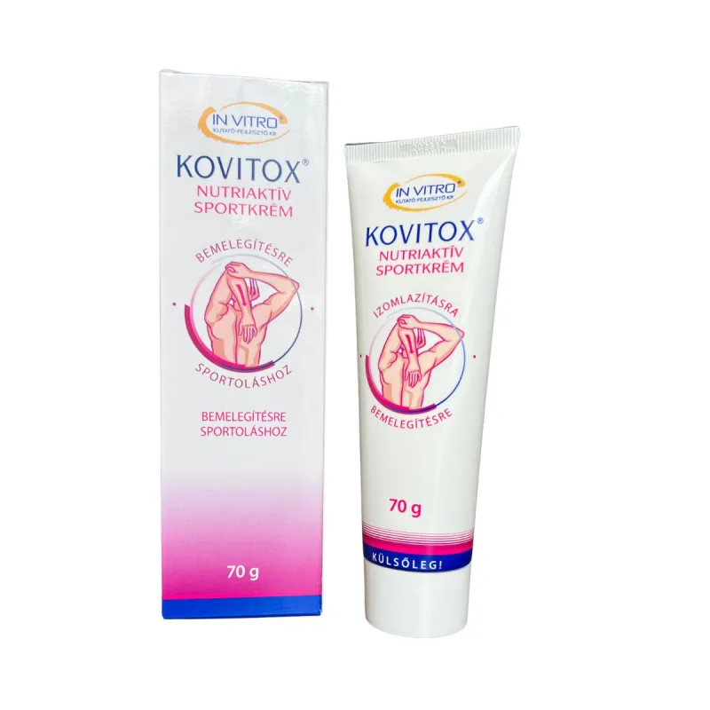 IN VITRO Kovitox krém - úľava pre stuhnuté svaly a namáhané kĺby - 70 g - InVitro