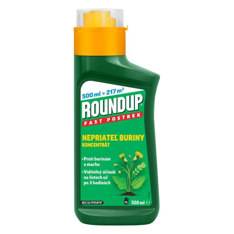Koncentrát Roundup Fast, proti burine, 500 ml