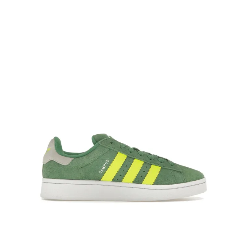adidas Campus 00s Preloved Green Solar Yellow (Kids) - 36.5