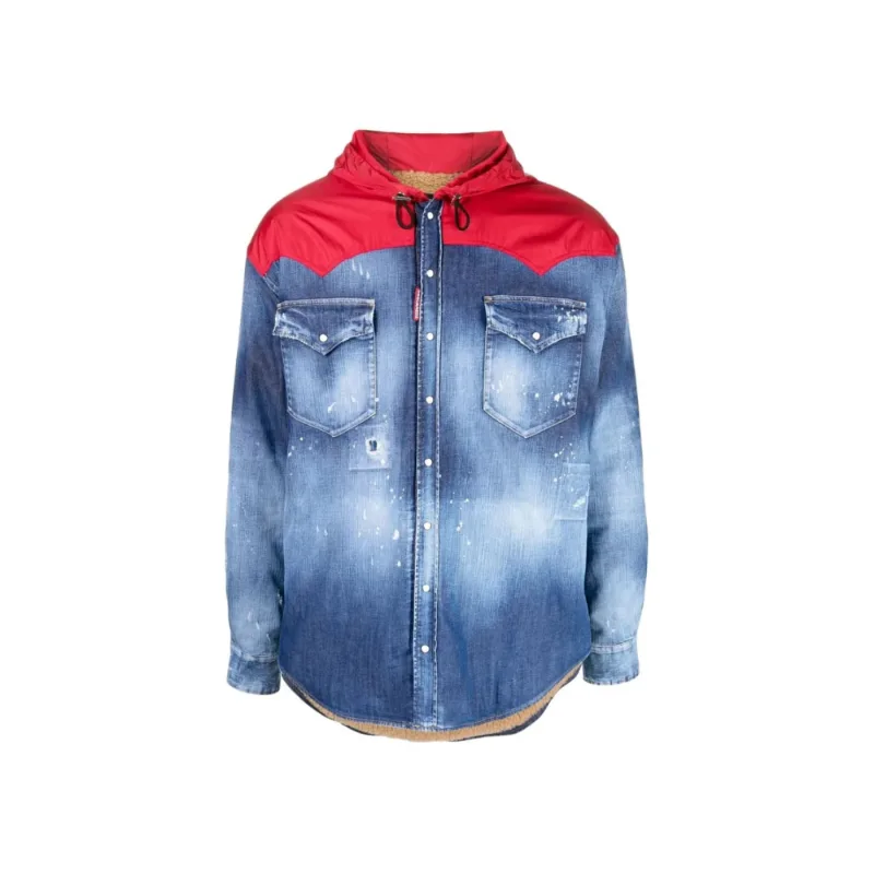 Dsquared2 Hybrid Denim Jacket Blue - L