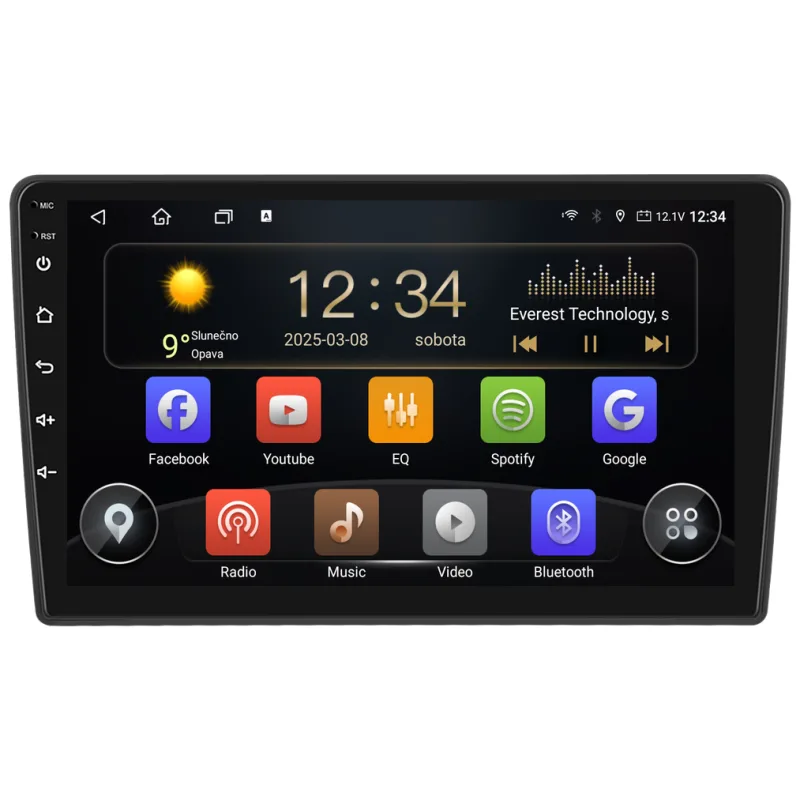 Isudar 2DIN autorádio T75-IEV202 Android, Citroen Berlingo II / Peugeot Partner II T75-UN08M/A7878