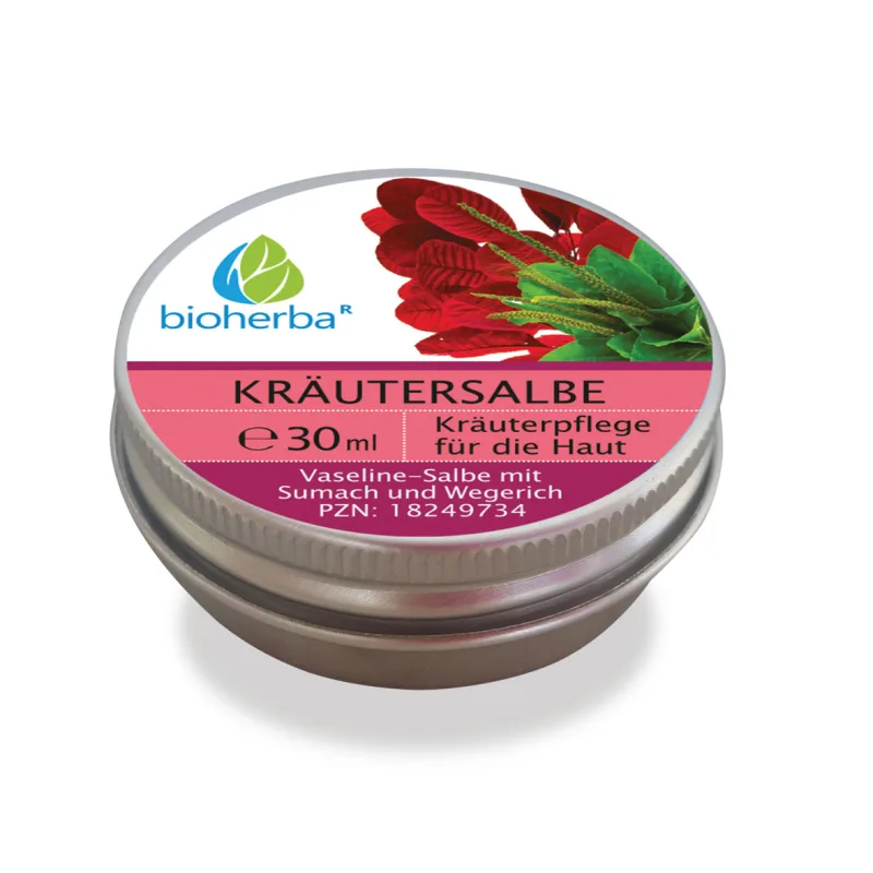 Bioherba Vazelínová bylinná masť so sumachom a skorocelom - 30 ml -