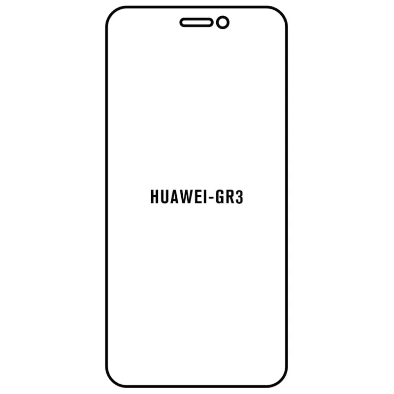 Sunshine Huawei GR3 2017 Predná Hydrogél ochranná fólia Strih: Predná 1, Typ fólie: Anti-Spy (Privacy)