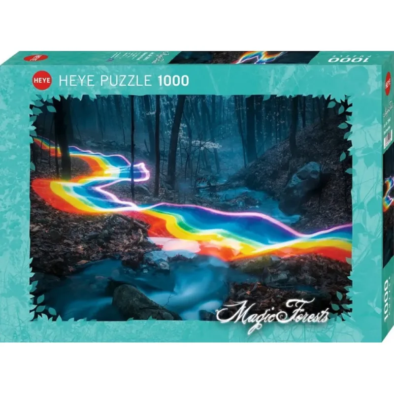 Puzzle Heye 1000 dielikov Magic Forests: Dúhová cesta