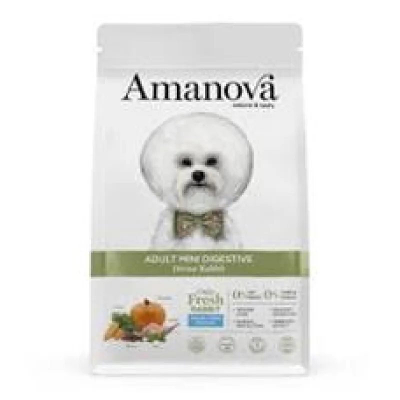 Amanova Dog Adult Mini Digestive Rabbit & Pumpkin GF 7 kg