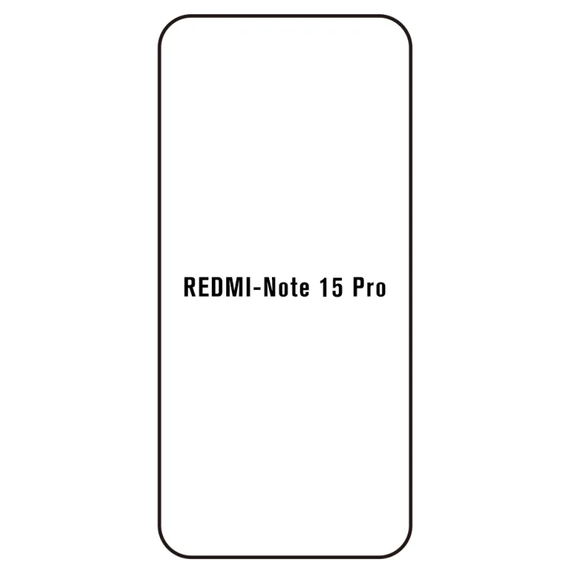 Sunshine Xiaomi Redmi Note 15 Pro 5G Predná Hydrogél ochranná fólia Strih: Predná 1, Typ fólie: Anti-Spy (Privacy)