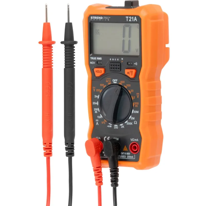 Multimeter Strend Pro Premium, digitalný, 1000A, 20A, 3xAAA