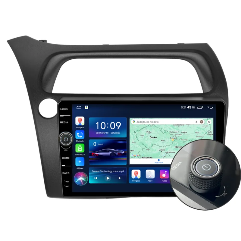 Everest 2DIN autorádio EVE51 Android, Honda Civic 8G B433