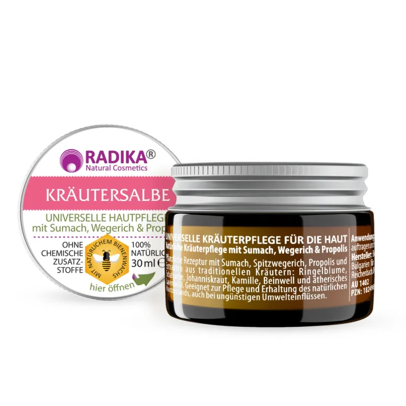 Bioherba Univerzálna bylinná masť so sumachom, skorocelom a propolisom - 30 ml -
