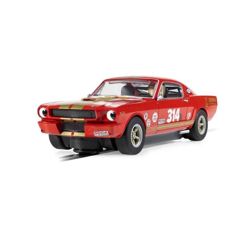 Scalextric Autíčko GT SCALEXTRIC C4658 - Shelby GT350H - Červená a Zlatá (1:32)