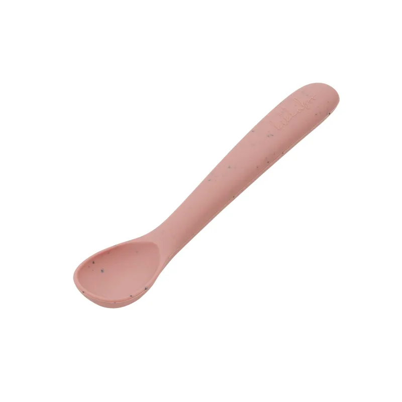 KikkaBoo Lyžička Platinum Silicone Blush