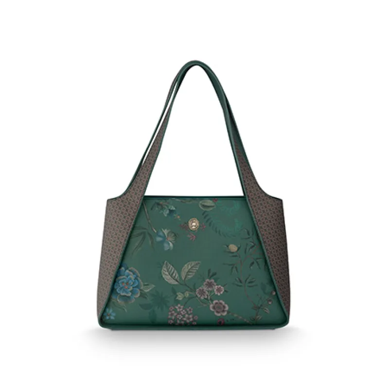 Pip Studio Filou Bodhi Flower kabelka - zelená