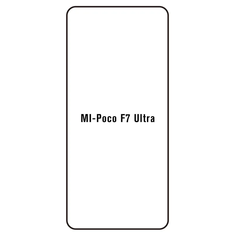 Sunshine Xiaomi Poco F7 Ultra Predná Hydrogél ochranná fólia Strih: Predná 1, Typ fólie: Anti-Spy (Privacy)