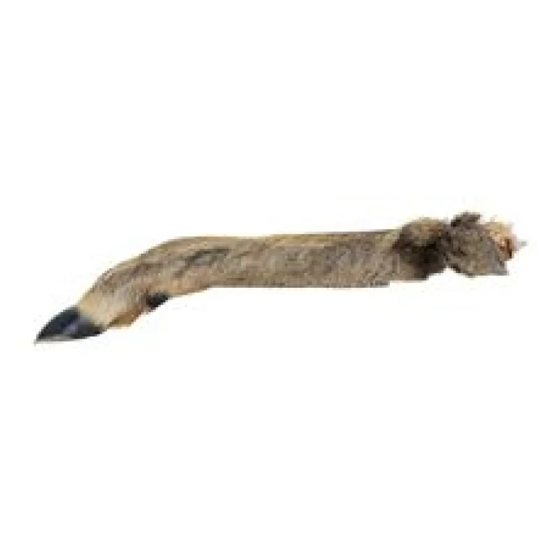 Srnčí nožka s kožešinou 1ks/30cm