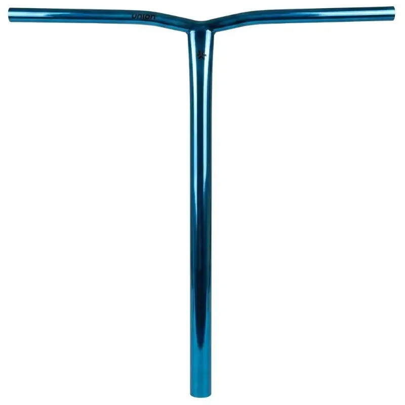 Riadidlá Union Uniq Bend Oversized 650mm Chrome Blue