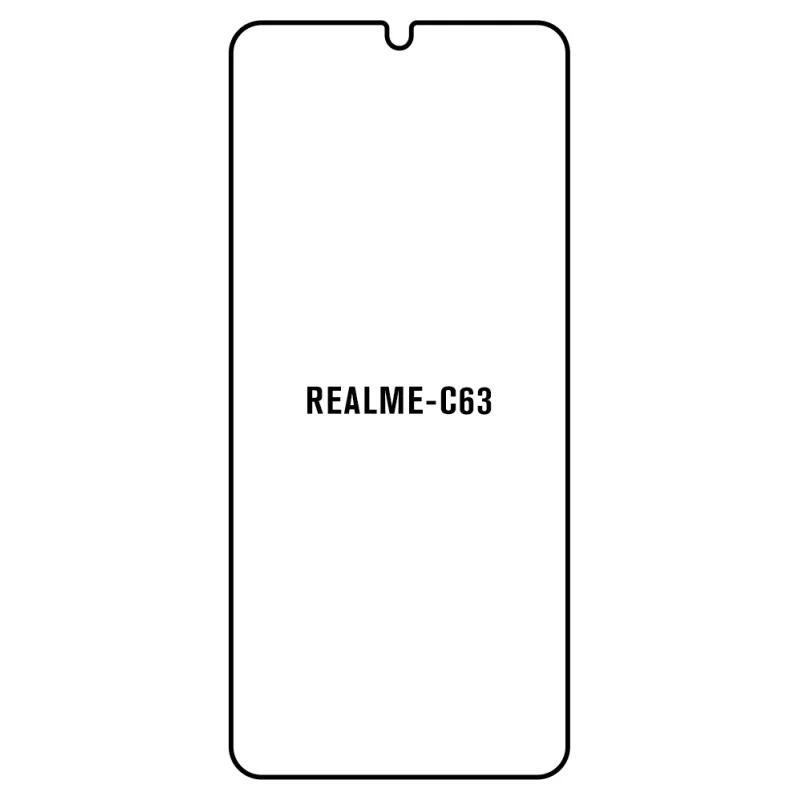 Sunshine Realme C63 Predná Hydrogél ochranná fólia Strih: Predná 2, Typ fólie: Anti-Spy (Privacy)