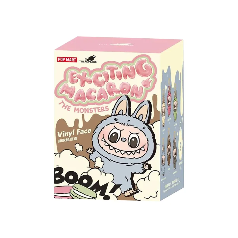 Pop Mart Labubu The Monsters Exciting Macaron Vinyl Plush Pendant Single Blind Box - OS