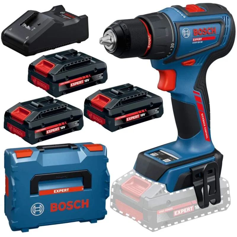 BOSCH EXPERT EXSR18V-90 3 x Aku