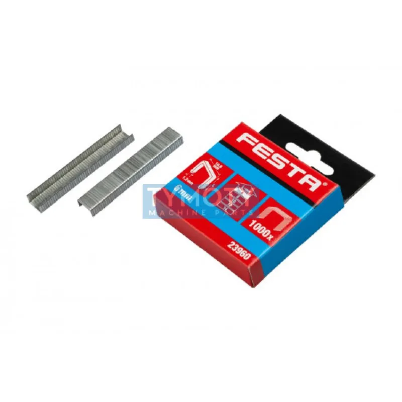 Spony typ 140 10,6/1,2 - 6 mm/1000 ks, FESTA 23960