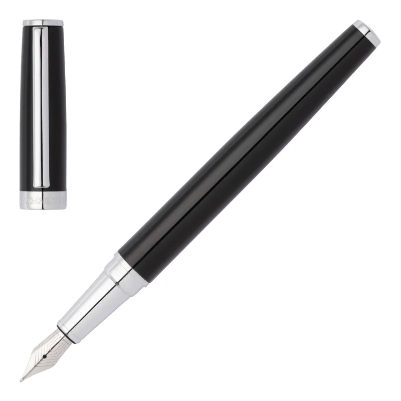 HUGO BOSS Plniace pero Gear Icon, čierne, HSN2542A