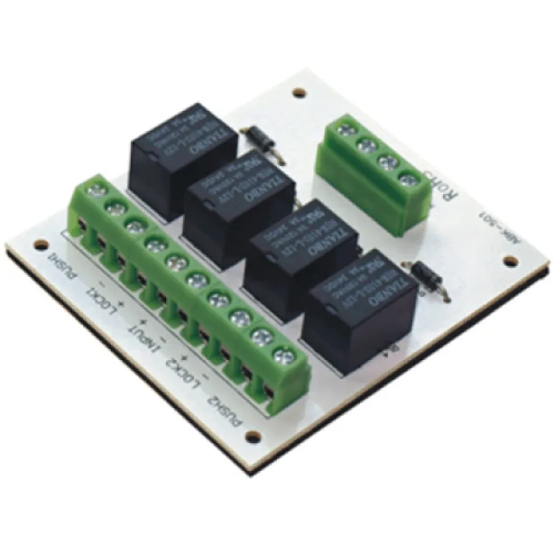 Blokovací modul / blokovacie relé pre dvoje dvere PCB-501