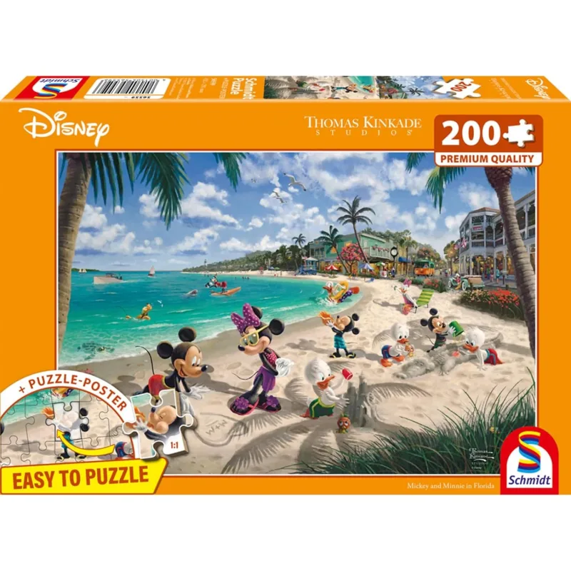 Puzzle pre deti Schmidt 200 dielikov Mickey a Minnie na Floride