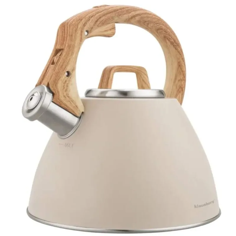 Pískacia kanvica na sporák Klausberg 2,5 l KB-7954 – béžová