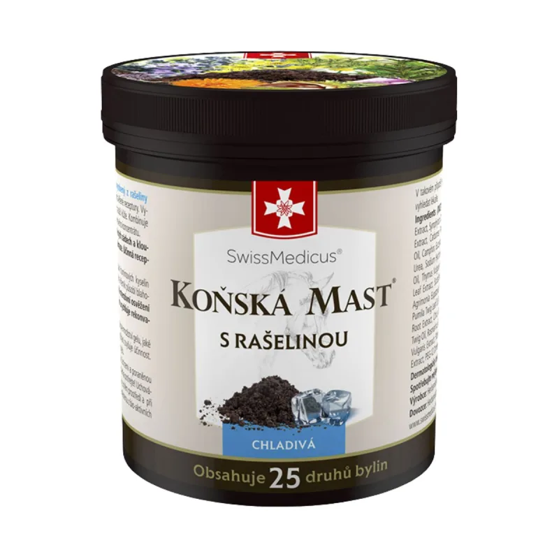 SwissMedicus Konská masť chladivá s rašelinou - 250 ml -