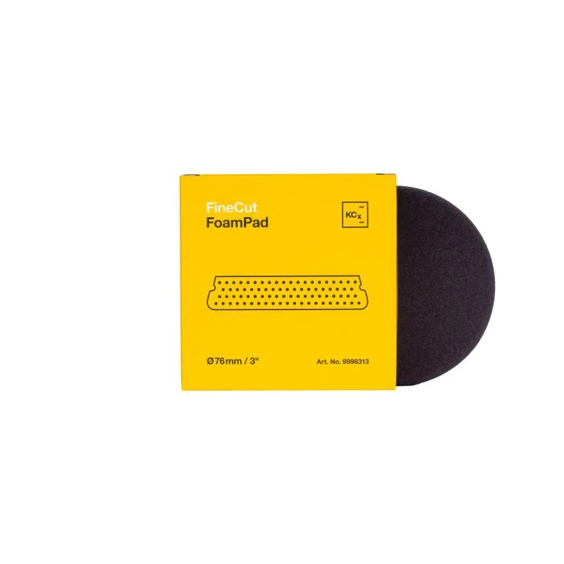 Koch Chemie Fine Cut Foam Pad 76 x 25 mm - Leštiaci kotúč žltý