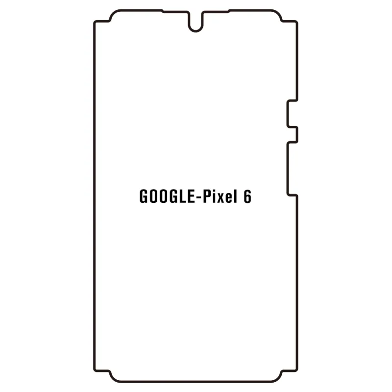 Sunshine Google Pixel 6 Predná Hydrogél ochranná fólia Strih: Predná časť a rám, Typ fólie: Anti-Spy (Privacy)