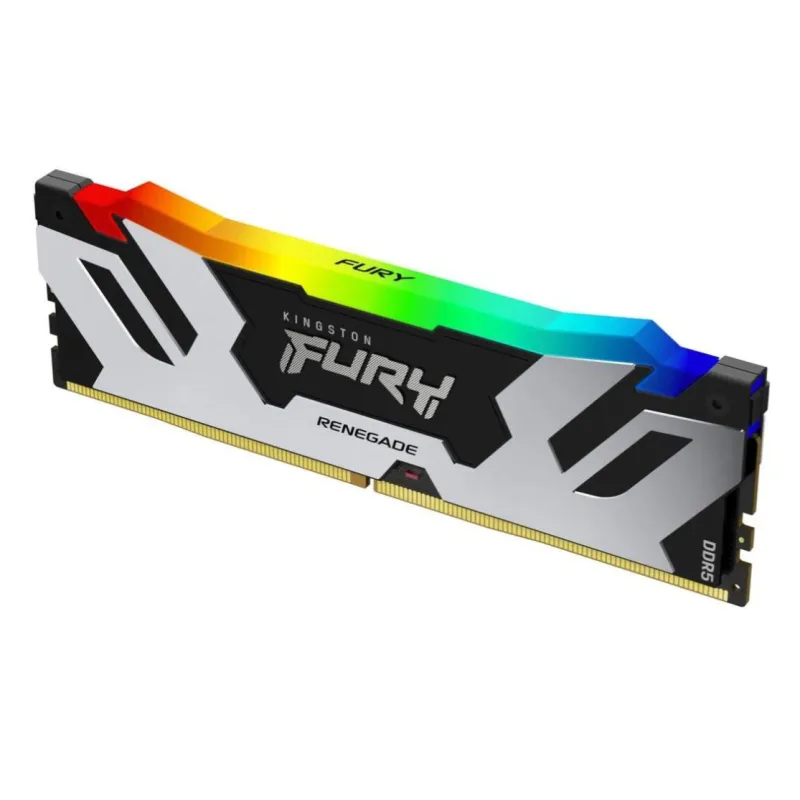 Kingston FURY Renegade/DDR5/16/7200MHz/CL38/1x16GB/RGB/Black/Silv KF572C38RSA-16