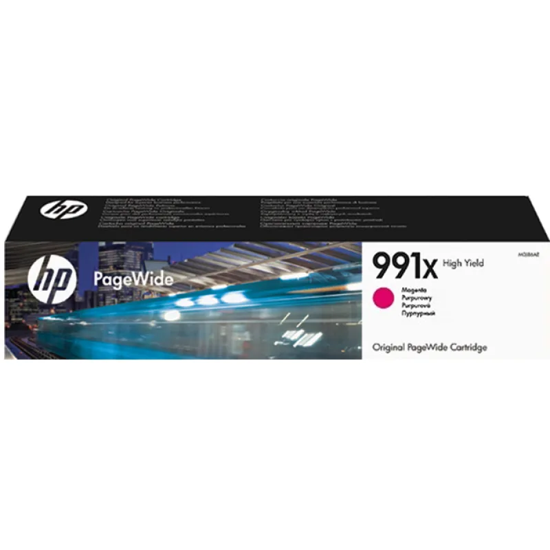 HP 991X High Yield purpurová PW Cartrige, M0J94AE M0J94AE