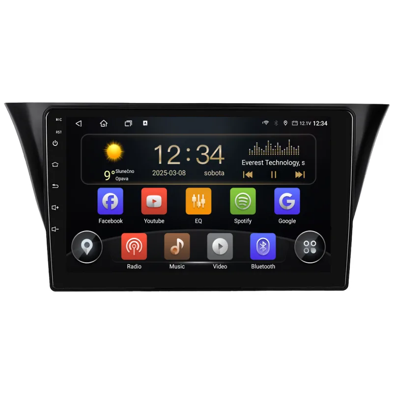 Isudar 2DIN autorádio T72-IEV140 Android, IVECO Daily T72-UN08/A7960