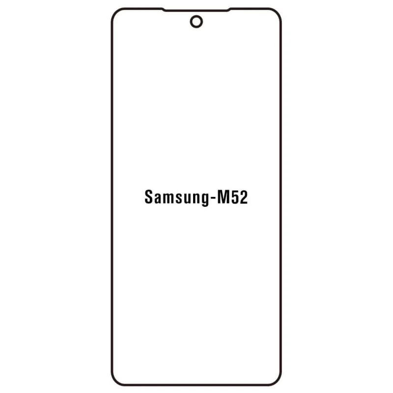 Sunshine Samsung M52 5G Predná Hydrogél ochranná fólia Strih: Predná 1, Typ fólie: Matná