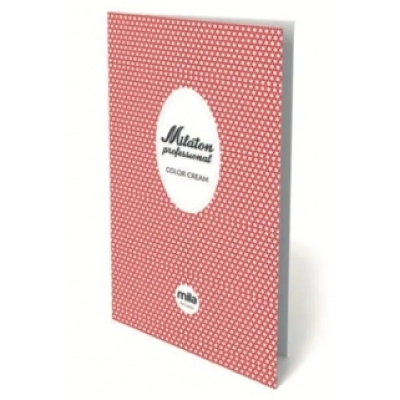 MILA MILATON Professional Vlasový vzorkovník Color Cream 100ml - 87 odtieňov farieb na vlasy