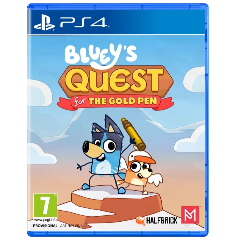 Bluey's Quest for The Gold Pen