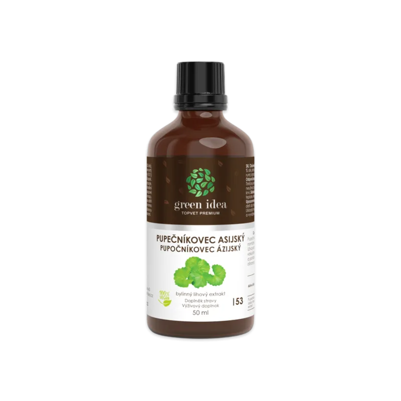 Green idea Pupočník ázijský tinktúra – kvapky 50 ml –