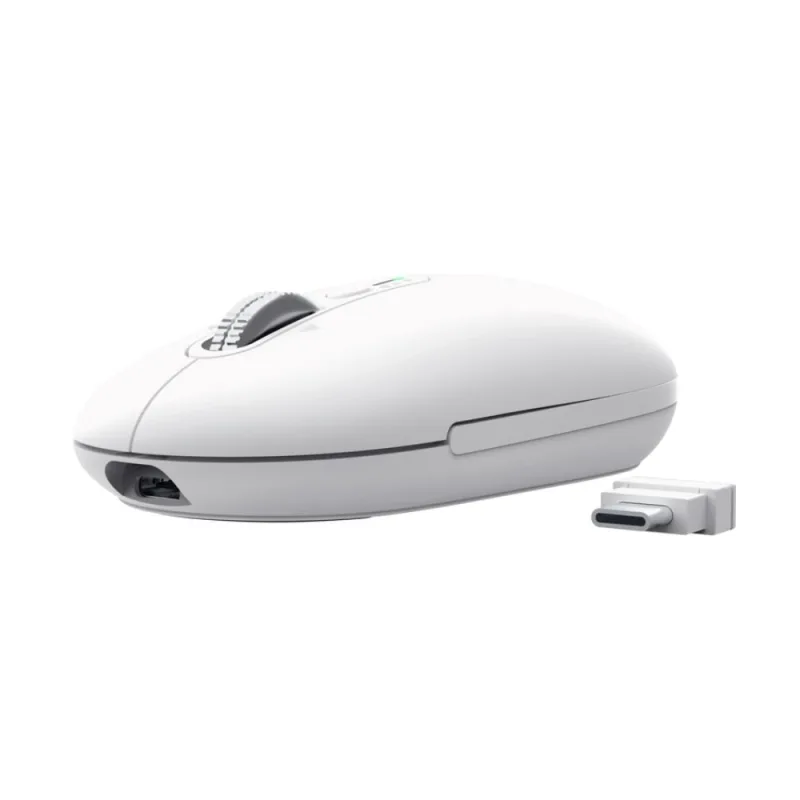 Trust Seron Slim/ Kancelárska/ Optická/ 3 200 DPI/ USB+BT/ Biela 26019
