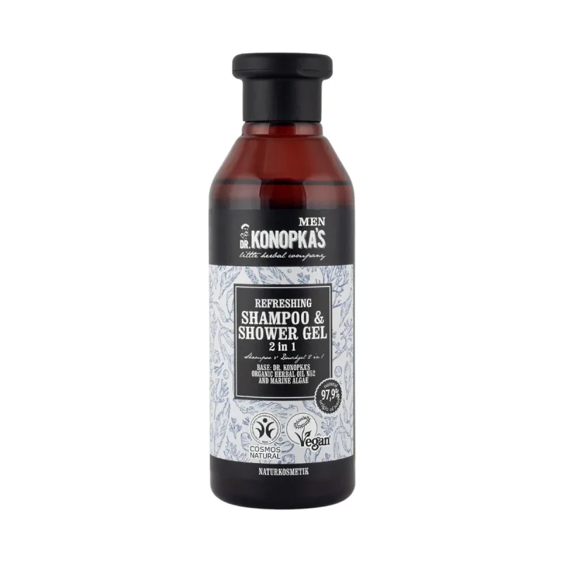 Dr. Konopka's Pánsky osviežujúci šampón a sprchový gél 2v1 - 280 ml -